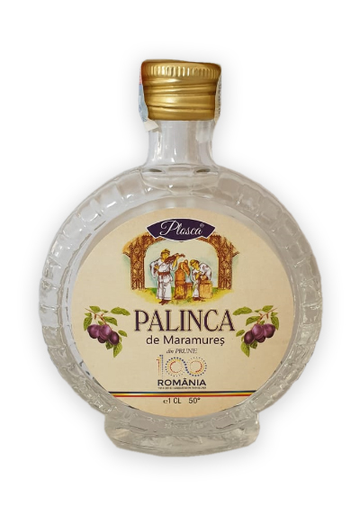 Palinca de Maramures prune 50% 0.1L -